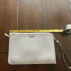 kate spade Gray Wristlet Clutch